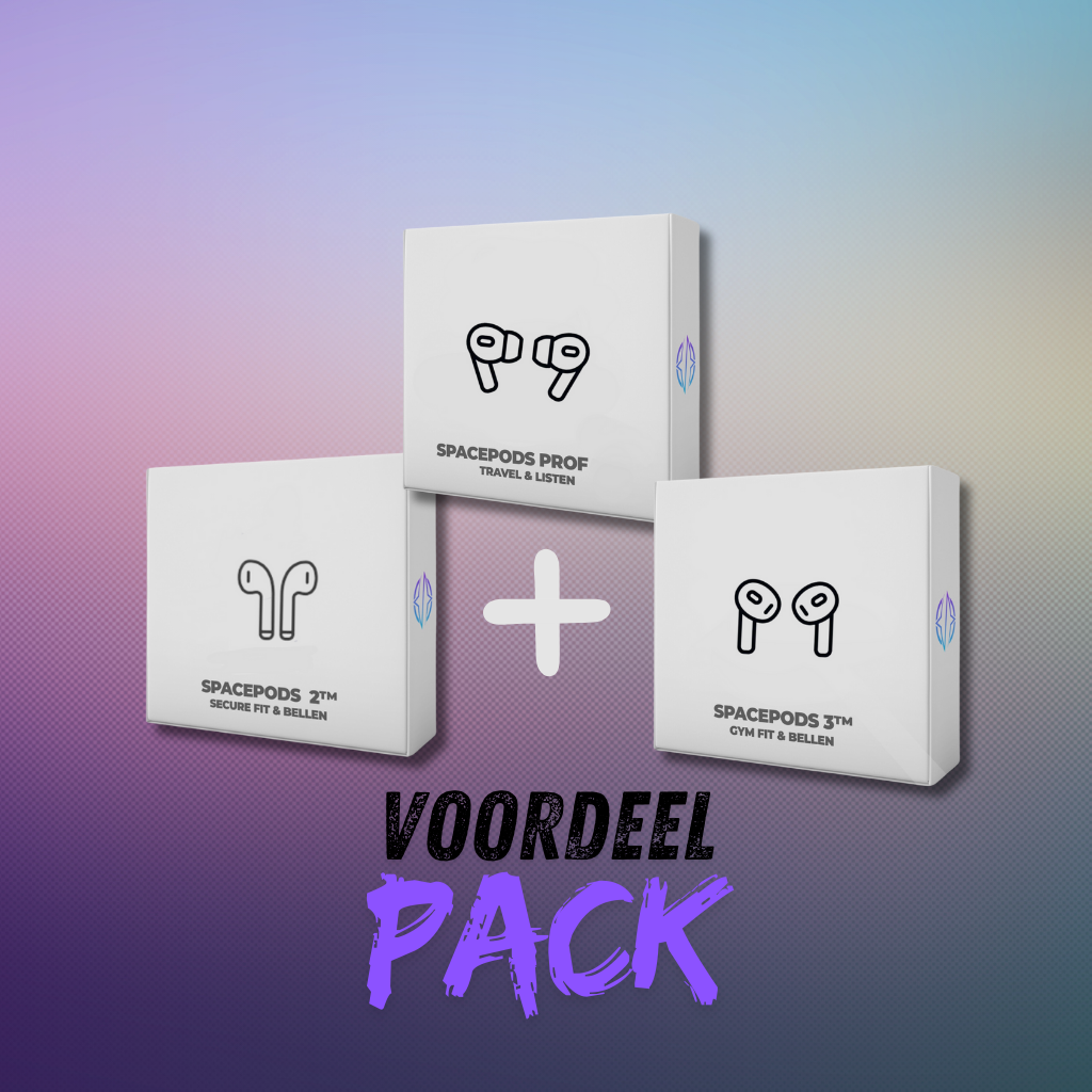 Bluetooth draadloze in-ear oordopjes met oplaadcase